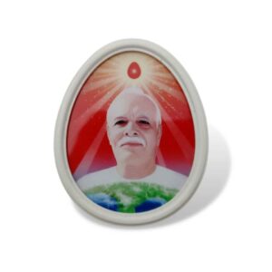 🌟 Brahma Baba Oval LED Light – Illuminate Your Meditation Space 🌟