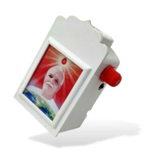 🌟 Awaken Divine Peace with the Om Dhwani Brahma Baba LED Light 🌟