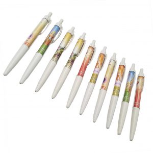 Retractable Inspirational Pen with Divine Artwork - Brahma Kumaris