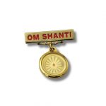 🌟 Badge 24K Gold Plated Shiv Baba & Laxmi Narayan – Double Sided (28MM) 🌟