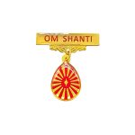 Shiv Baba Gold and Red Badge – Embrace Divine Radiance